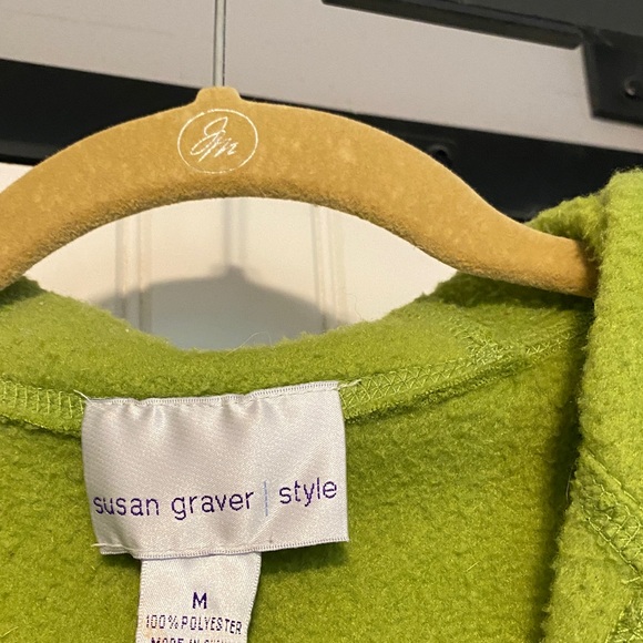 Susan Graver Hooded Fleece Jacket with Front Pockets - Picture 2 of 3